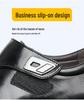 Men's Pointed Toe Cowhide Leather Shoes: Genuine Casual & Business Formal, British Style - Black/Brown, 2025.
