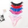 Women's Sexy Lace Crotchless Thong - Transparent, Insertable, Passionate T-back with Exposed Buttocks