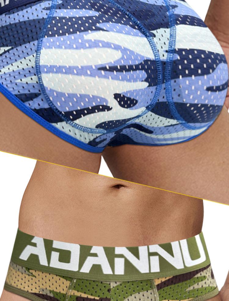 Temu Herren-Hüftlifting-Slip mit herausnehmbarem Cup und verschleißfestem Beindesign (AD730)