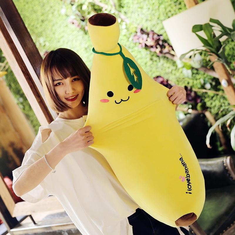 1Pcs Soft Banana Plush Pillow Banana Pillow Creative Girls Valentine's Gift Fruit Plush Toys