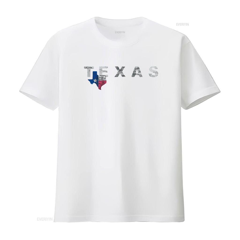 Texan s Texas T Shirt For Tx Black Medium vintage Washed Comfortable Versatile designer clothes Top For Everyday Wear Unisex