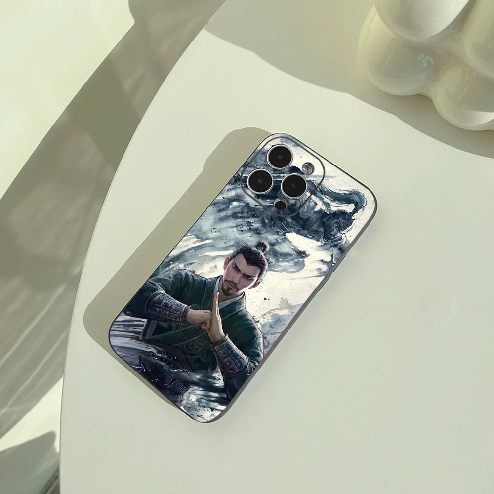 N-Z-Ne-zha Hot Anime Phone Case For iPhone 17,16,15,14,13,12,11 Pro Max,16/15/14Plus,XS Soft Black Cover