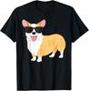 Vintage Cool Corgi T-Shirt for Boys Kids Dog Sunglasses Unisex T-Shirt