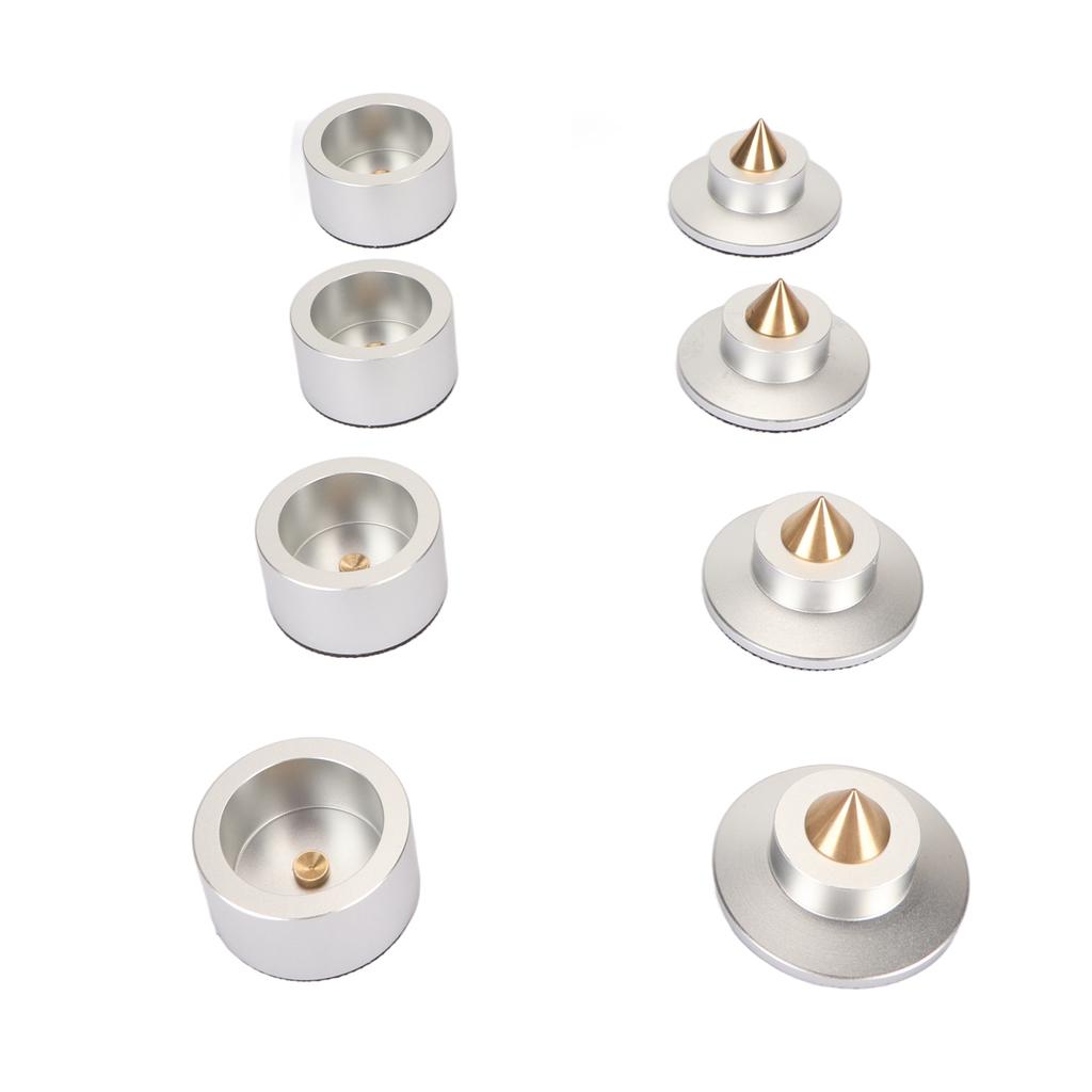 4pcs Speaker Isolation Feet Professional Shock Absorption HiFi Speaker Isolation Spikes for Turntable Amplifier CD Player HIFI Speaker