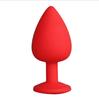 Factory Classic Butt Plug Anal Plug Sex Toy Large Size Soft Silicone in Assorted Colors Red Black Purple Pink for Man Woman