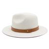 Men'S Jazz Rim Hat Summer Travel Vacation Beach Hat Sun Hat Panama Rim Hat