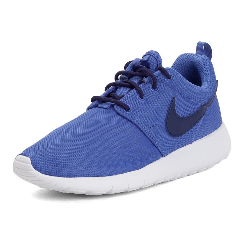 Nike Roshe One GS Comet Blue Kids Sneakers White-Binary-Blue 599728-420