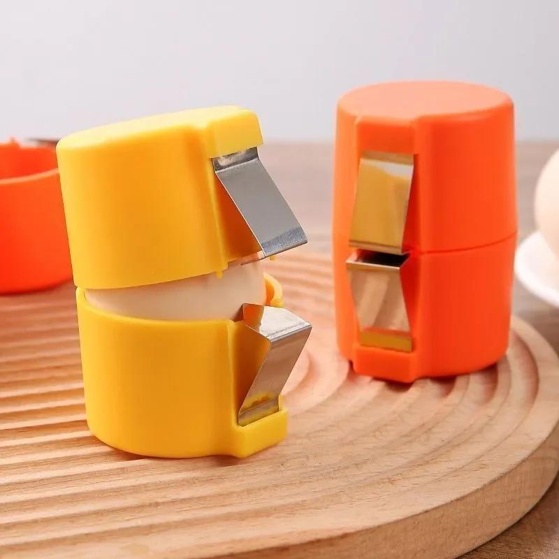 New Portable Eggshell Separator Handheld Eggshell Opener Easy-to-Use Egg Cutting Tools Egg Cracking Tool Kitchen Baking Accessor