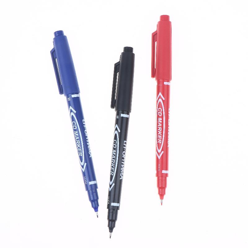 10Pcs/Set Double-Tip Permanent Paint Marker Pens Ink Not Erasable For Plastic Wood Stone Metal Glass Doodling Marking Graffiti