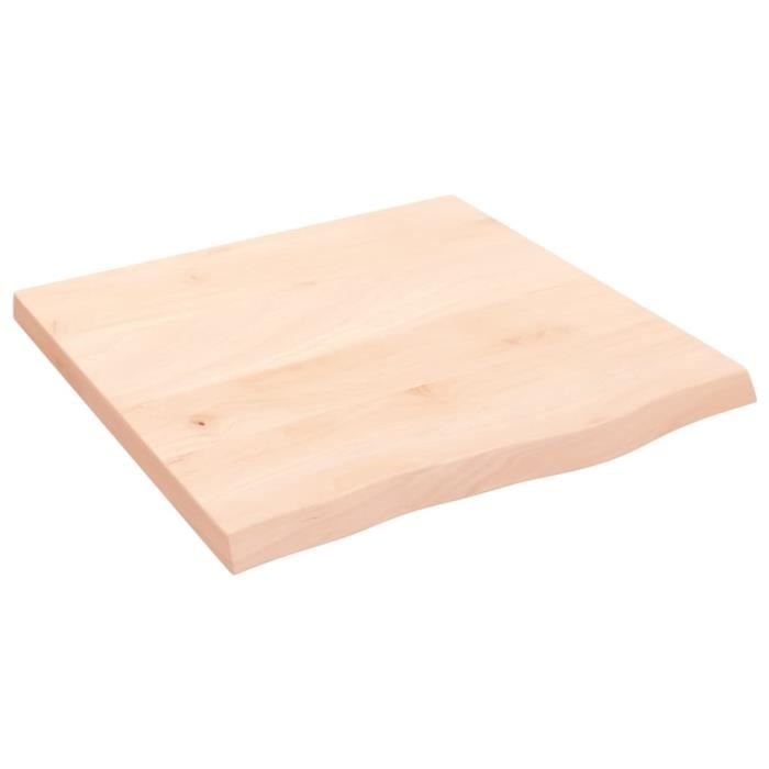 VidaXL Wall Shelf 60x60x4 Cm Solid Untreated Oak Wood 363534