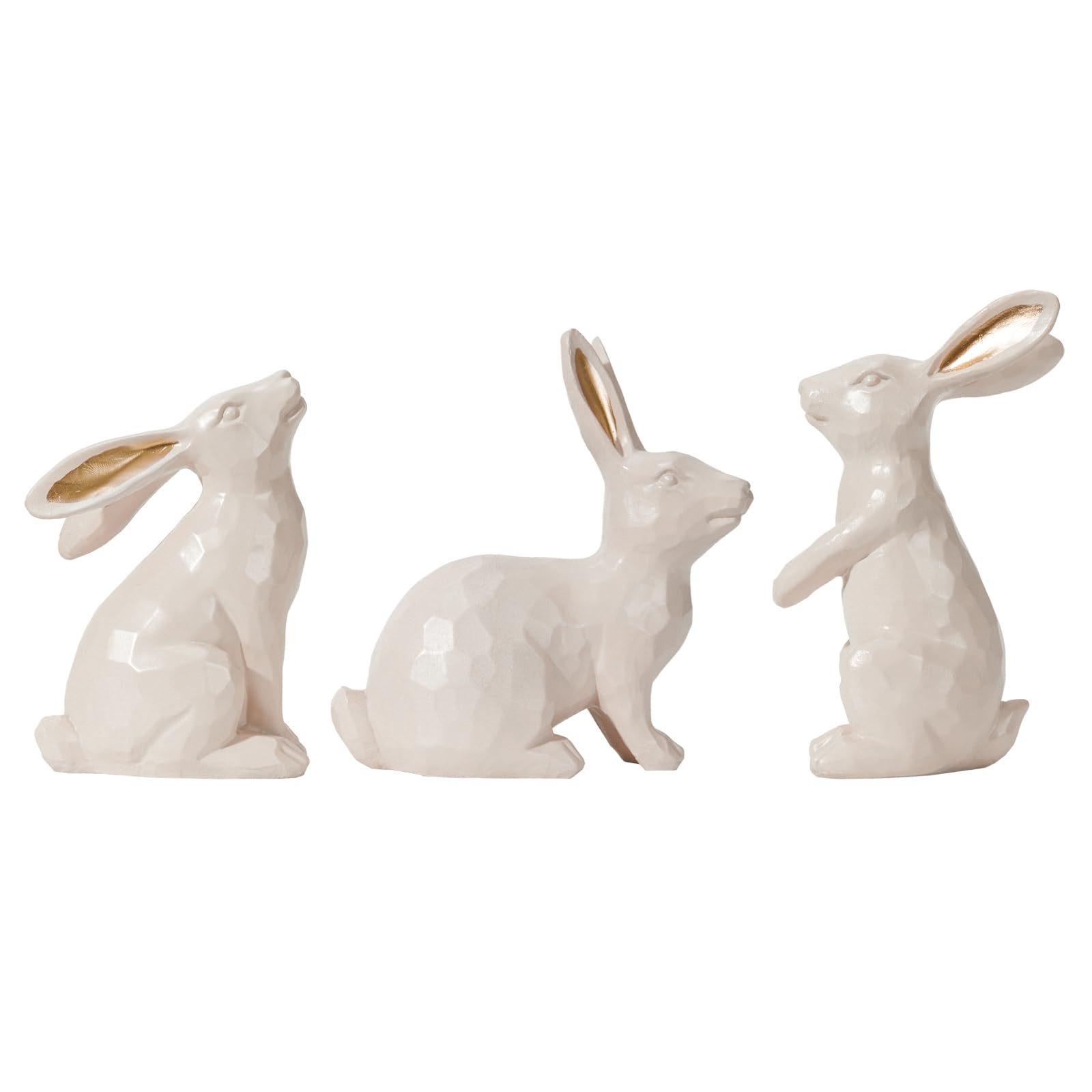 

Tabletop Bookshelf Art Home Statues Decoration For Easter Rabbits Weddings Crafts Ornaments