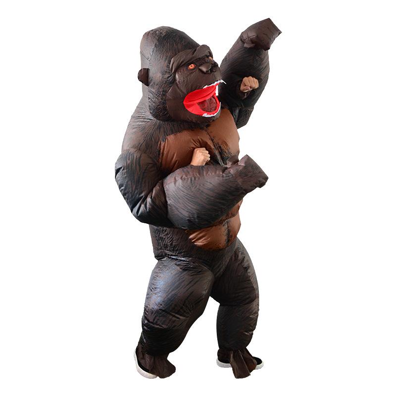 King Kong Halloween Inflatable Gorilla Costume - Perfect for Stage Performances, Festivals, and Parties.