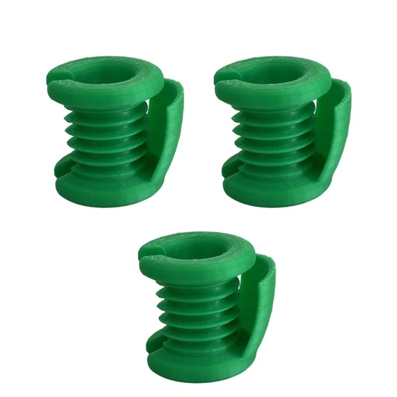 

Легкі в носінні гачкові захисники пальців Пластикові Еластичні Зручні для роботи з пряжею з посиленим дном зелений