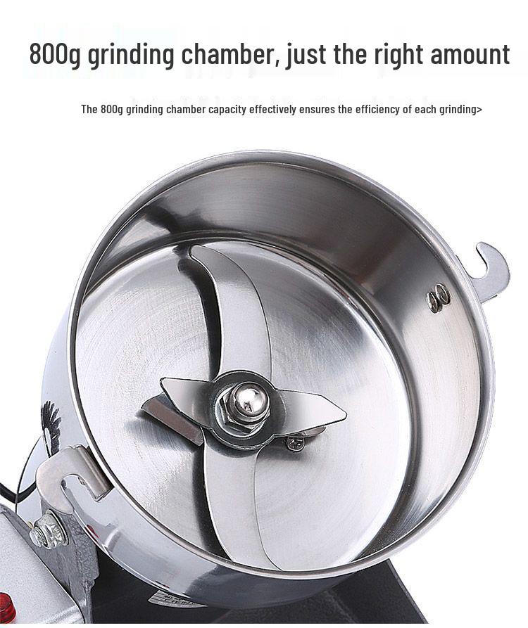 Ultra-Fine Stainless Steel Electric Grain and Herb Grinder