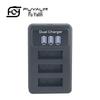 NB13L Triple Charger for Canon G7X Mark II/III, G5X, G9X, SX720/730/740 Cameras