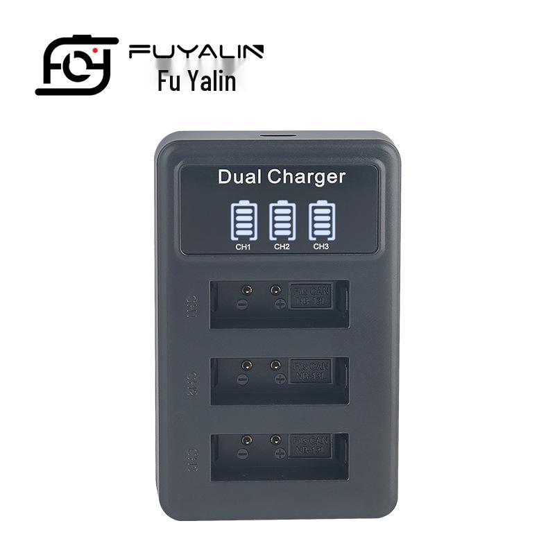 NB13L Triple Charger for Canon G7X Mark II/III, G5X, G9X, SX720/730/740 Cameras