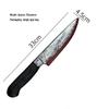 Halloween Curved Blood Tip Knife Prop: Plastic Prank and Decoration Tool for Ghost Festival, Sickle Shape.