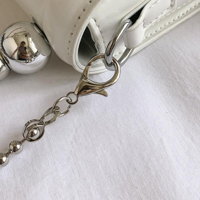 Exquisite fashion beaded handbag bag women's new foreign style versatile solid color shoulder bag high texture trend messenger bag