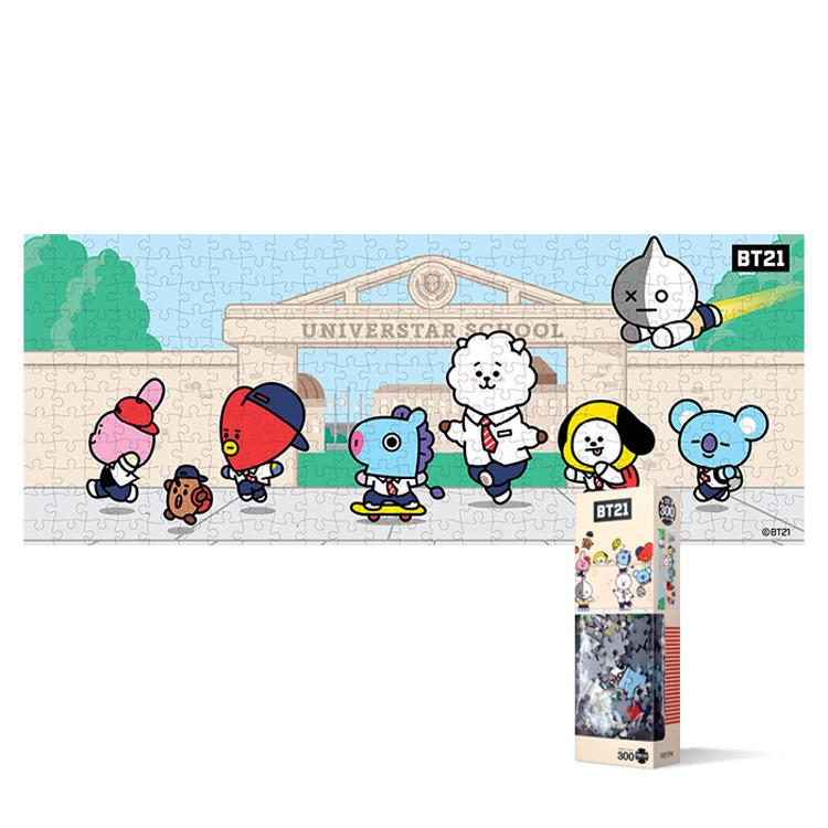 300 Piece Jigsaw Puzzle - BT21 Universe Star School (Mini), Popular Korean Puzzle