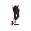 Under Armour Solid Color Tight Fit Three Quarter Length Sports Pants Women bottoms 1297905-001