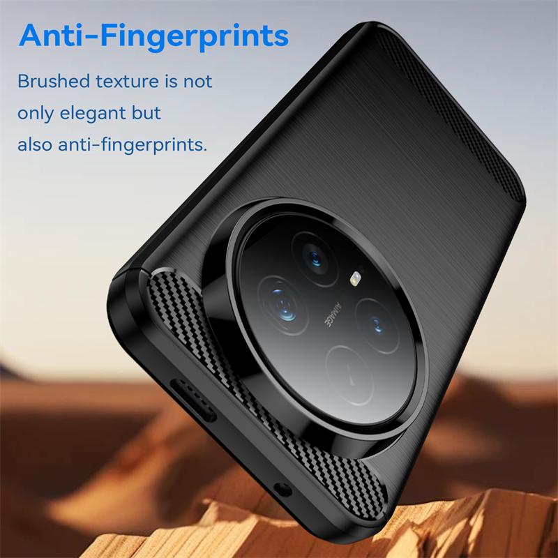 For Cover Honor Magic 8 Pro Case Honor Magic 8 Pro Shockproof Soft Silicone Carbon Fiber Back Case For Honor Magic 8 Pro Case
