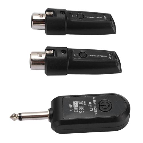 Microphone Transmitter Receiver XLR System Rechargeable Adapter Dynamic Microphone 6.35mm Interface for Vocal Concerts and Events