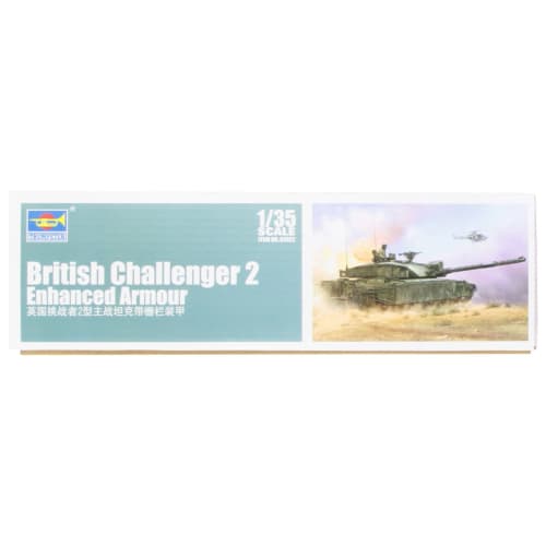 Trumpeter 1/35 British Army Challenger II/Anti-Heat Fence Plastic Model