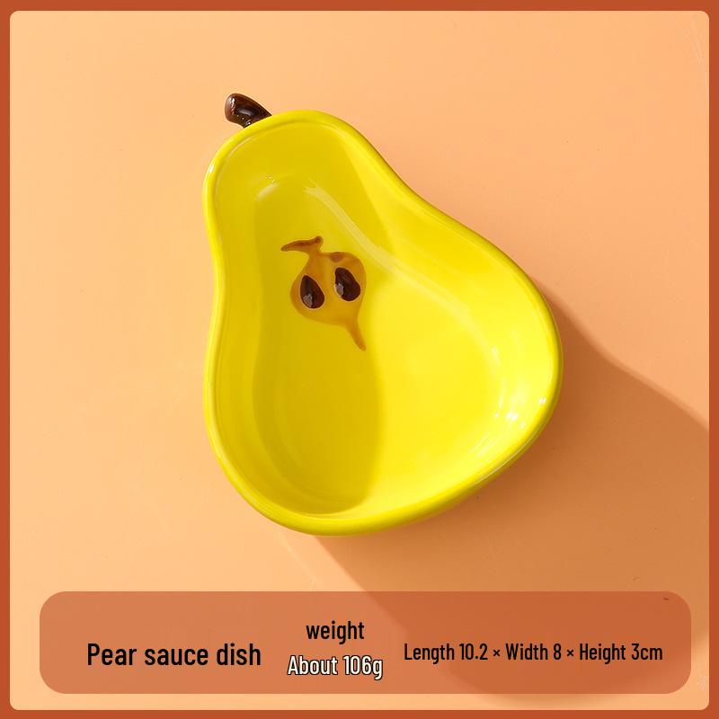 Ceramic Compartmentalized Snack & Condiment Dish, Cute Hot Pot Fruit & Vegetable Bowl