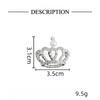 New Crown Brooch, High-end Women's Luxury Temperament, Pearl Rhinestone Pin, Blazer, Coat Accessories