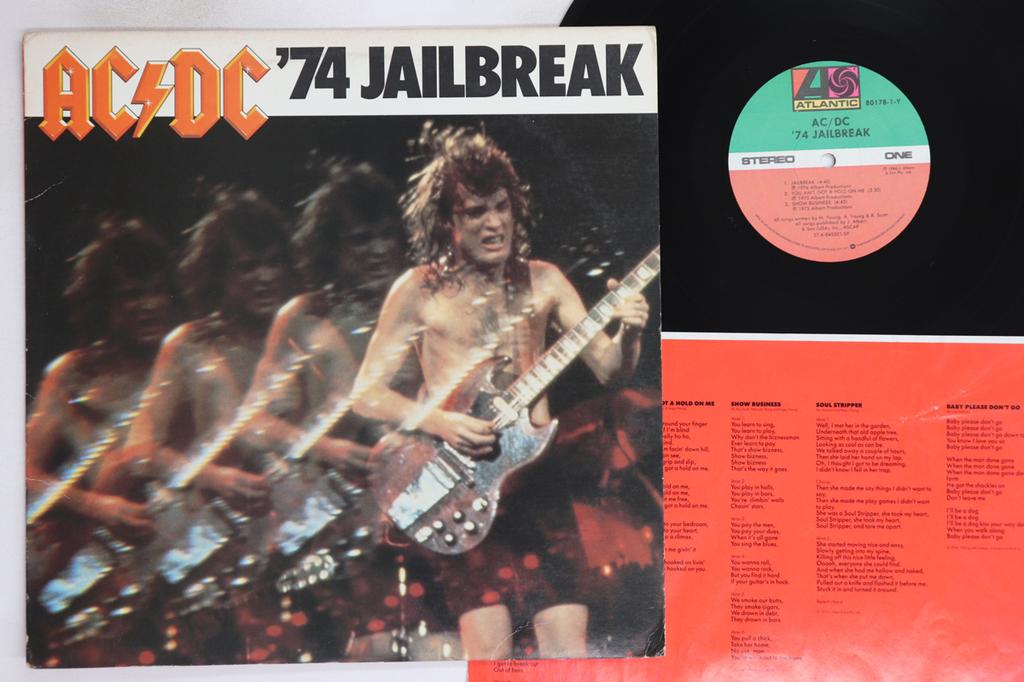 LP Record AC/DC - '74 Jailbreak 801781Y ATLANTIC 1984 US Metal Used