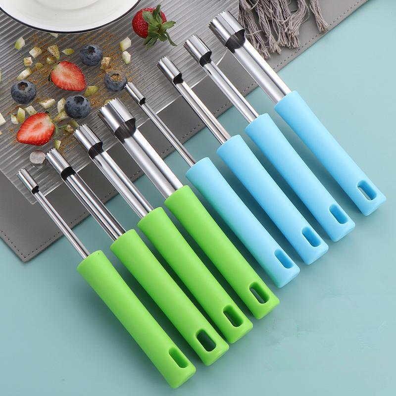 1 ks Nerezový odpeckovač ovoce Datle Třešně Hrušky Odpeckovač Odstraňovač Semínek Ovoce Kráječ Nůž Nástroje na Ovoce a Zeleninu