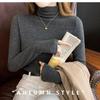 Women's Elegant High Neck Long Sleeve Winter Top