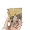 2026 New Christmas Three-dimensional Cup with High Appearance and High Value Gaopeng Silicon Heat-resistant Glass Cup