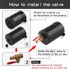Oil Sump Tank with Drain Valve and Ventilation, Universal, 3-port