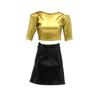 Black and Gold Designer's Dolls' Clothes Set for 30cm Barbie Doll Accessories Shoes Dress for 1/6 Dolls for Girls Christmas Gift