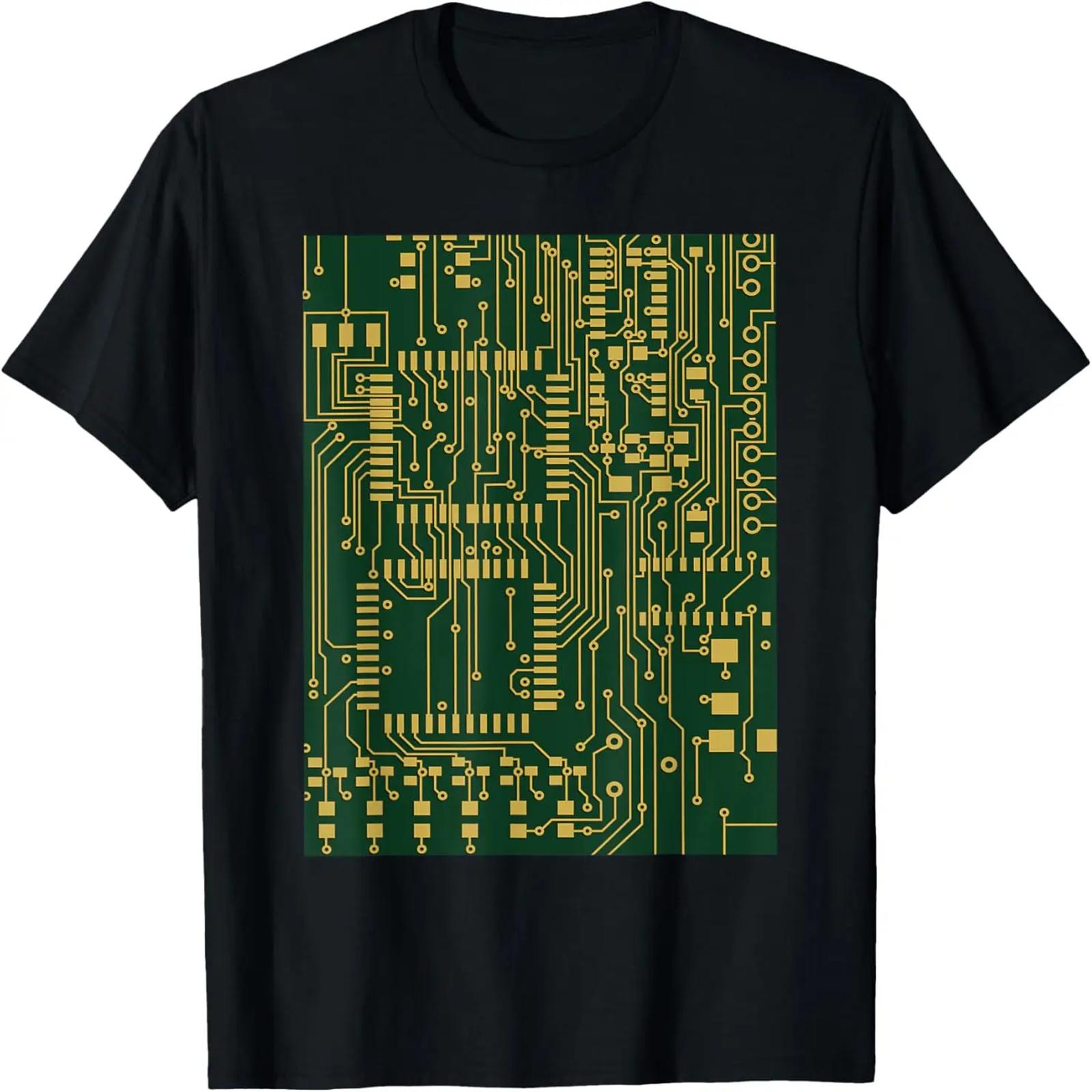 Mens Funny Neon Computer Gaming Keyboard T-Shirt for Guys S