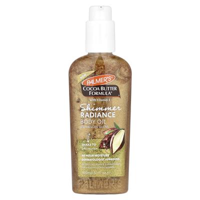 Palmer's, Cocoa Butter Formula® Shimmer Radiance Body Oil with Vitamin E, 5.1 Fl Oz (150 Ml)
