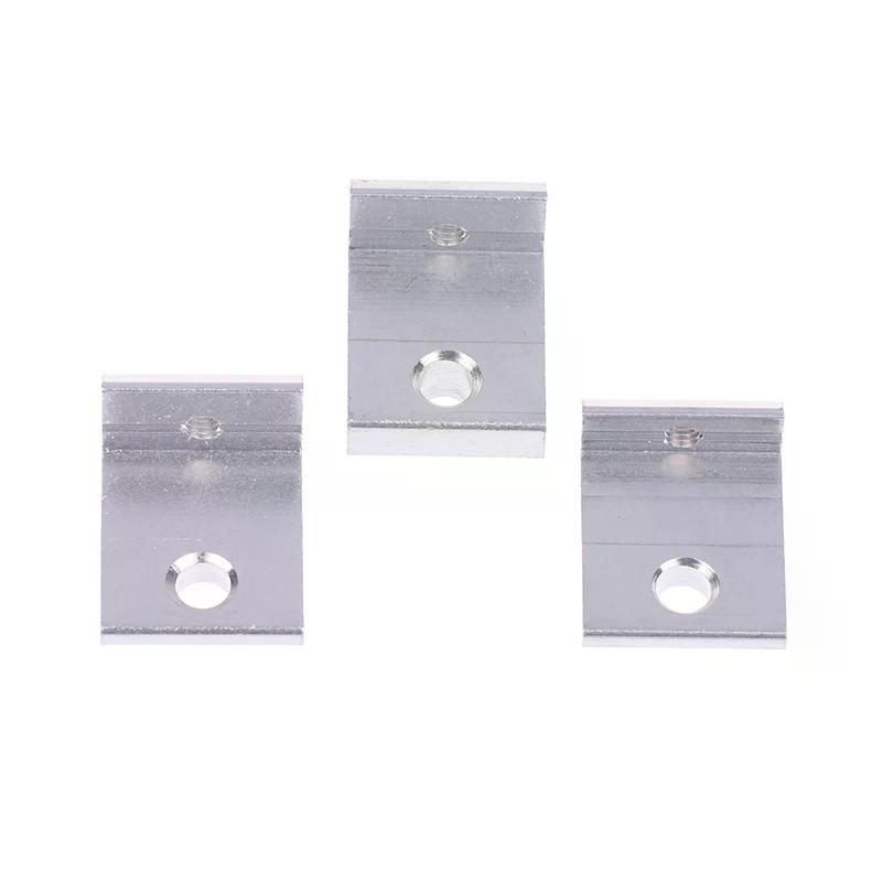 1 Set Fästdelar för Aluminiumprofil Sidopanelfäste Tillbehör 2020 3030 4040