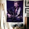 Live Performance Acoustic Guitar Showcase Tapestry Fashion Print Wallmounted Christmas Gift Home Decor Background Cloth