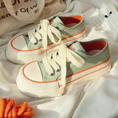 Women's Casual Shoes Luxury Platform Sneakers For Women Trends 2024 Comfortable Canvas Outdoor Fashion Female Shoes Footwear