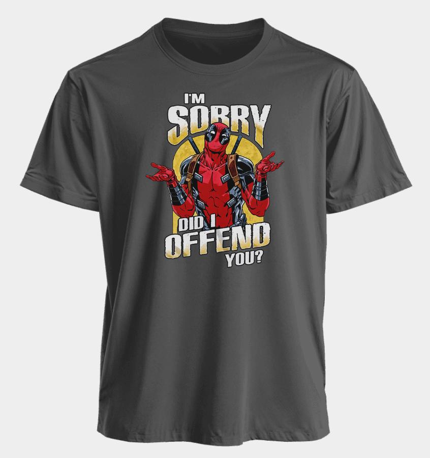 men's and women's T-shirts Deadpool summer American spring and autumn sports fitness trend Oversized loose short-sleeved