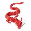 Socha čínského draka 3D tištěná figurka draka s pohyblivými klouby Dekorace na stůl se sochou draka pro domácí kancelář