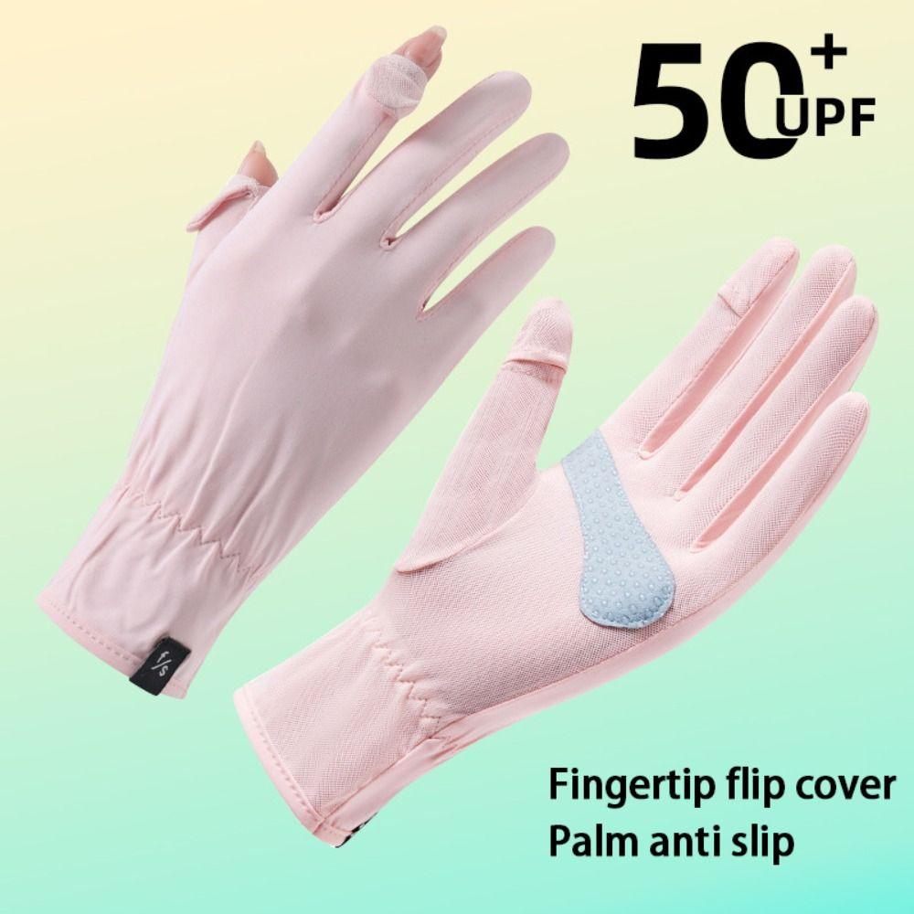 Touch Screen Sunscreen Gloves Breathable Mittens Fashion Gloves Summer