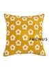 45X45cm Daisy Embroidery Throw Pillow Covers Square Rural Plant Sofa Pillow Cases Stamping Waist Cushion Cover Home Bed Decor