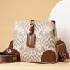Women's PU Leather Bucket Bags Shoulder Bags for Ladies Large Crossbody Bags Wide Strap Fashion Embroidery High Quality