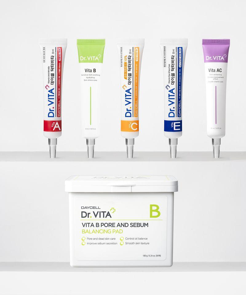 [Gift of 3 Trial Samples] Vita B Pore & Sebum Balancing Pad + Vitamin Cream (Select 1) Vitamin A cream