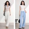 Baleno Women's Summer Breathable Wide-Leg Casual Pants