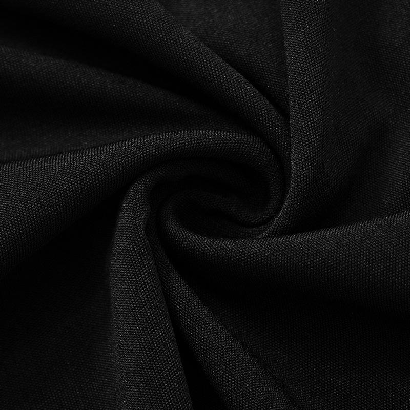 QICED Women's Autumn Winter V-neck Long-sleeved Fashion Spice Girl Dress