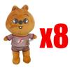 20cm Skzoo Plush Toys Stray Kids Cartoon Stuffed Animal Wolf Chan Plushies Doll Cute Companion Adults Fans Gift for Cuddly Fluffy Huggable Kawaii