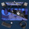 Large Computer Gamer Non-slip Keyboard Mat Kawaii Hu Tao Anime Girls Rubber Mouse Pad XXL Hot Game Genshin Impact Speed Mousepad